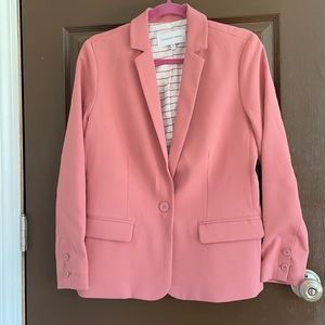 Cupcakes and cashmere Pretty rose color blazer size M